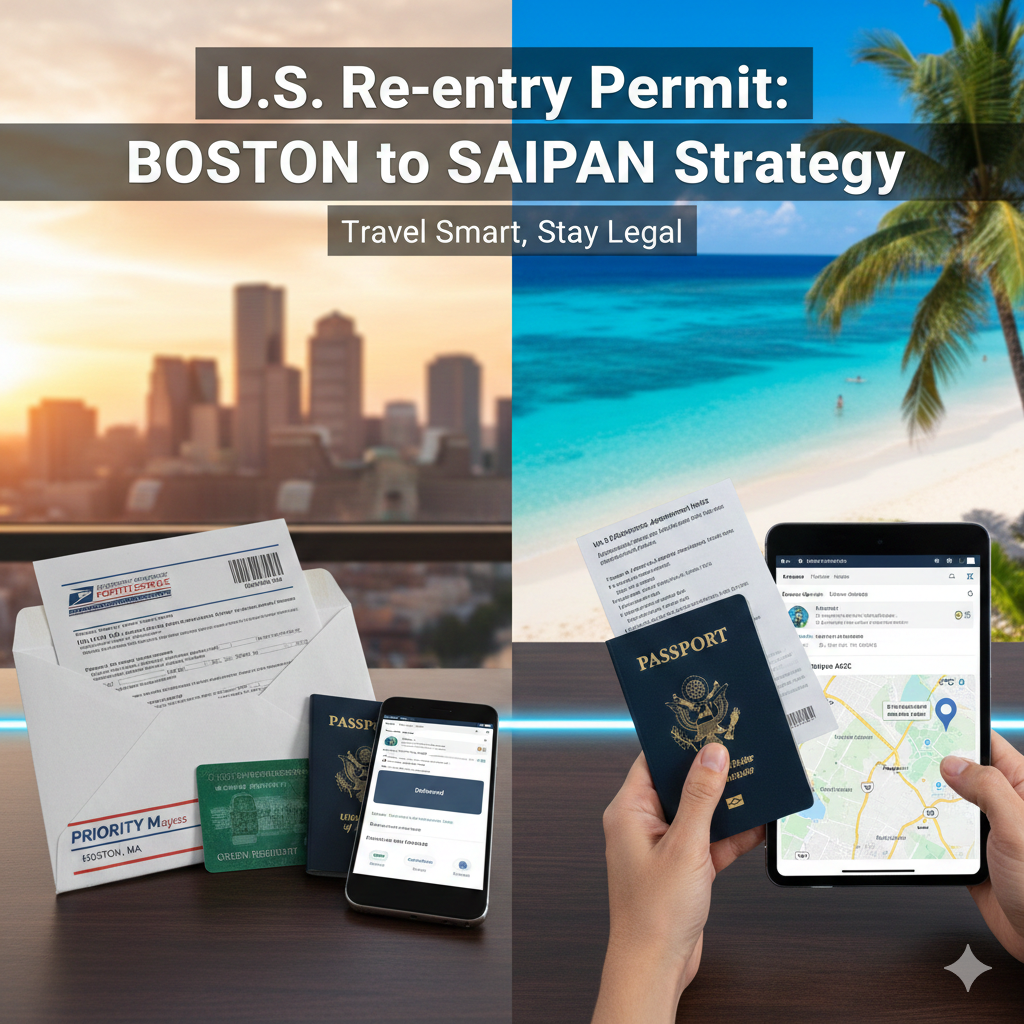 [Ultimate Guide] Re-entry Permit Strategy: Filing in Boston & Biometrics in Saipan